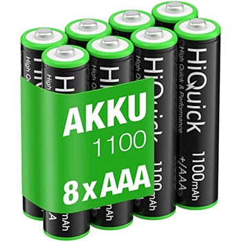 AAA Micro Akku Ni-MH 1,2V 1000mAh – Mit Lötfahne, Wiederaufladbar, Geringe Selbstentladung