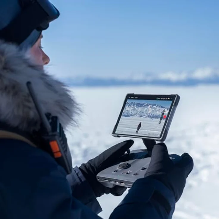 DJI RC Pro 2, Drohnen Fernsteuerung für Mavic 4 Pro, Mini 4 Pro, Air 3, Air 3s, 7-Zoll Mini-LED-Display, schwarz – Bild 5