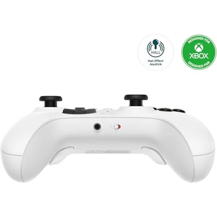 8bitdo Ultimate Controller, kabelgebunden mit Hall-Effekt-Joysticks für Xbox und PC, Weiss – Bild 2