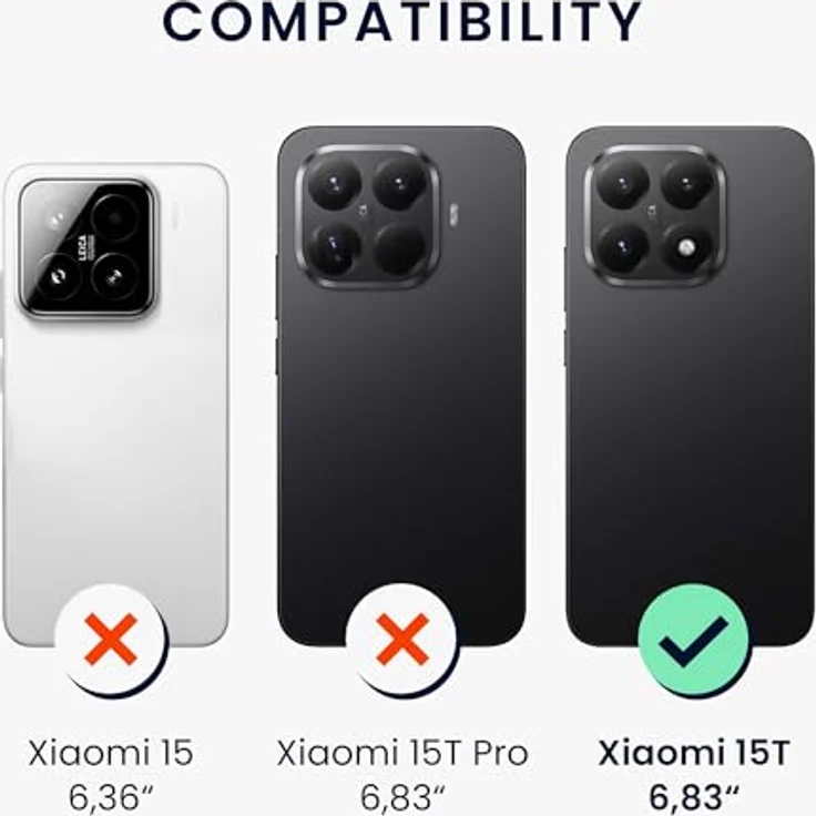 kwmobile Handyhülle für Xiaomi 15T - Silikon Case in Graugrün, flexibel und stabil mit rutschfester Oberfläche – Bild 2