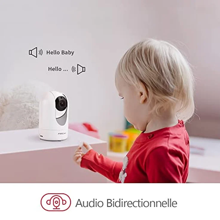 Foscam R4M - Super Hd Ip Wlan Dual-Band Überwachungskamera I Ip-Kamera Mit 4 Mp Und 10M Nachtsicht I Wlan Kamera Mit Bewegungserkennung I 2-Way-Audio-Sytem Kamera Mit Microsd-Kartenslot – Bild 6