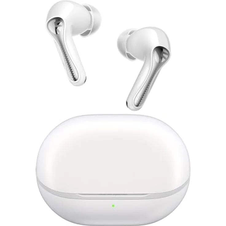 Soundpeats Air5 Pro, kabellose Earbuds mit modernem Design und hervorragender Klangqualität, weiß