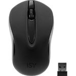 ISY Wireless Optical Mouse Maus, kabellos, 1000 dpi, schwarz