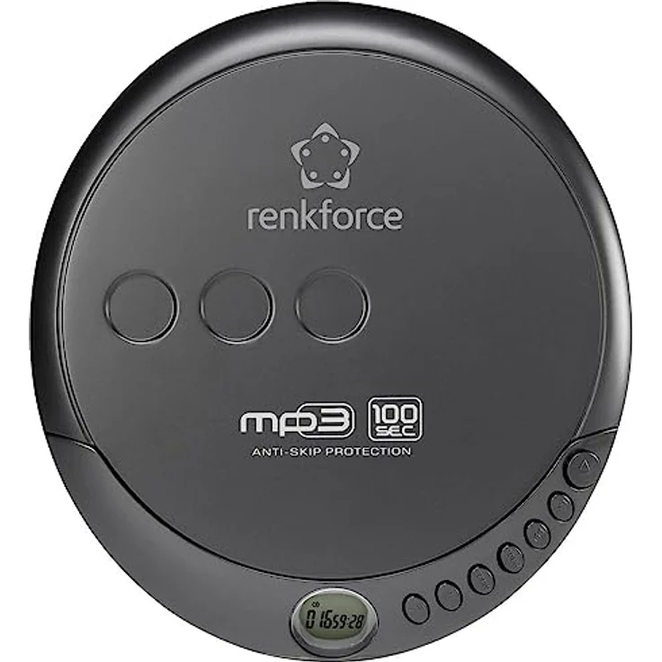 Renkforce RF-CDP-200 Tragbarer CD-Player CD, MP3 Schwarz – Bild 3