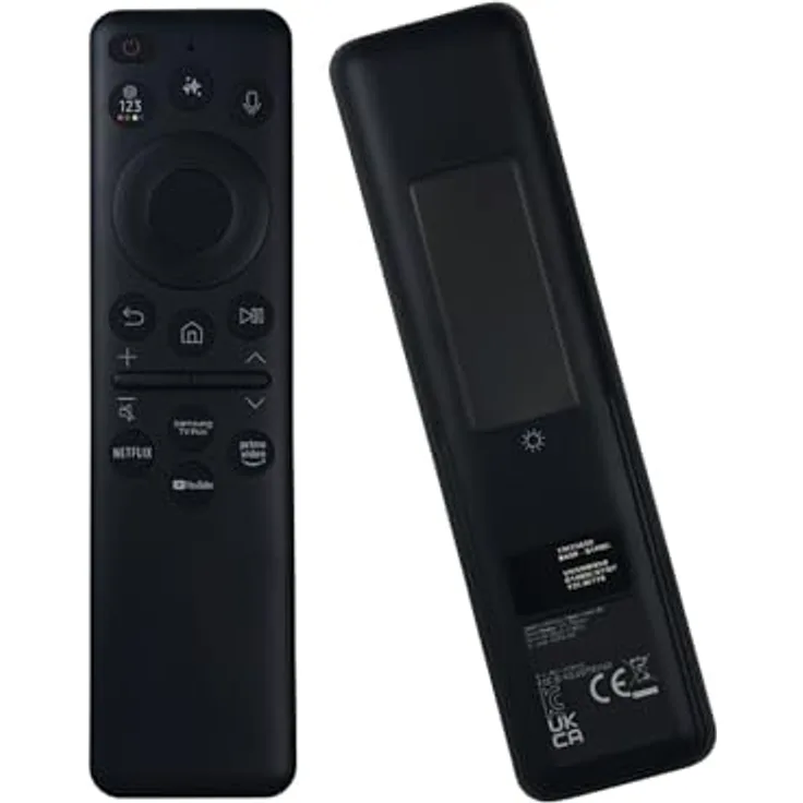 azurano Ersatz-Fernbedienung für Samsung BN59-01480L, BN59-01480A, SUB BN59-01480K, BN59-01480G, TM2560E, AI ECO SOLAR USB-C Voice, sofort einsatzbereit, kostengünstige Alternative zur Originalfernbedienung