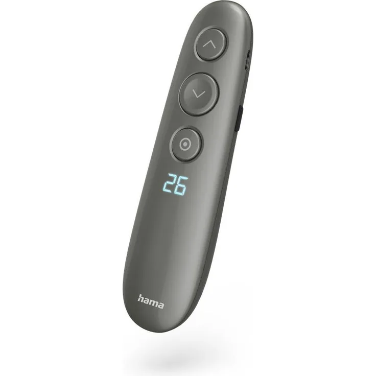 Hama Spot-Pointer V2, Digitaler Presenter mit Laserpointer, Lupenfunktion, Timer und integriertem Akku, Schwarz