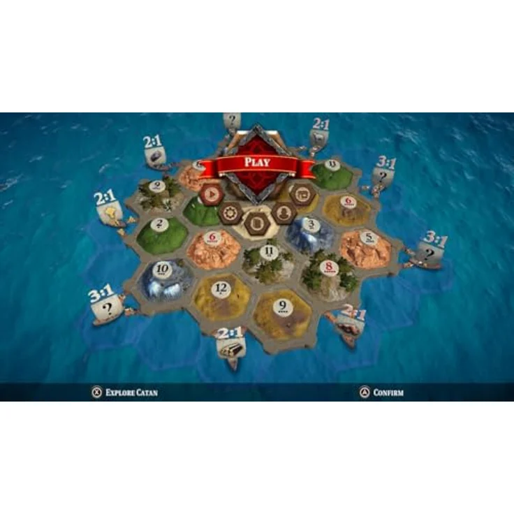 Xbox Catan - Standard Edition, PS4-Spiel mit Online-Multiplayer und animiertem Spielfeld – Bild 2