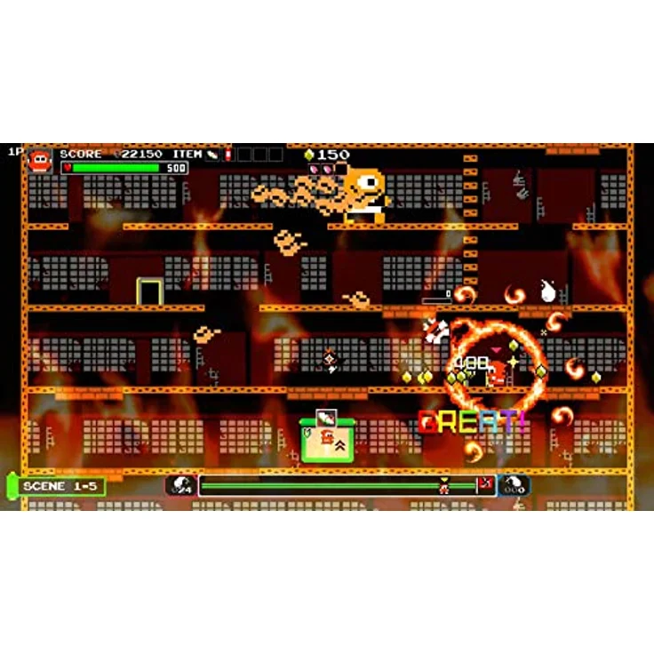 ININ Games Ninja JaJaMaru: The Great Yokai Battle + Hell - Deluxe Edition (PS4), mit lokalem 2-Spieler-Modus und über 20 spielbaren Charakteren - Preisvergleich – Bild 3