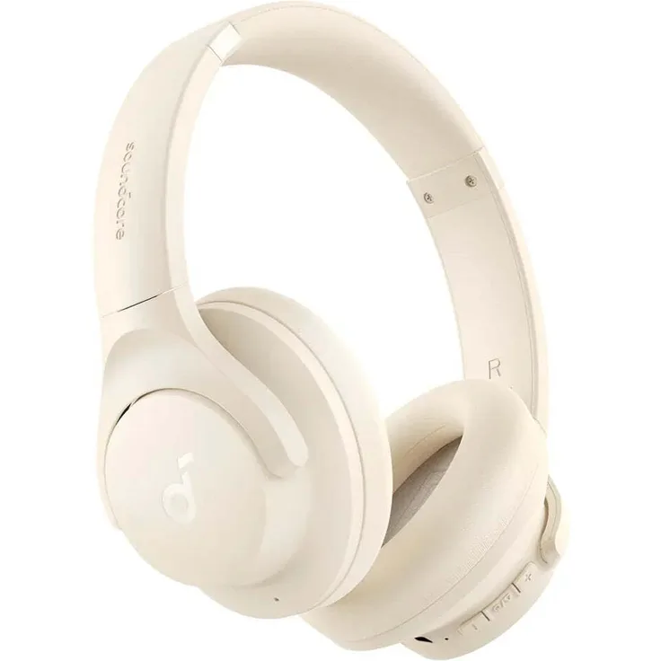 eufy Q20i, Kopfhörer mit Hybrid Active Noise Cancelling, 40 Stunden Akkulaufzeit, Weiß