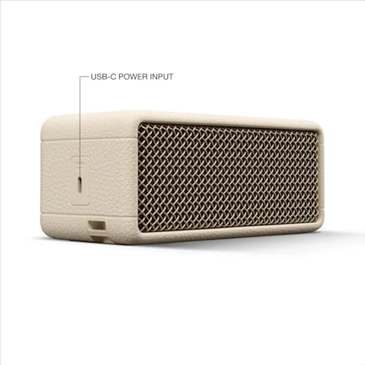 Marshall Emberton III Tragbarer Stereo-Lautsprecher Cremefarben 20 W, 360°-Sound, bis zu 32 Stunden Akkulaufzeit, IP67 wasser- und staubfest – Bild 7