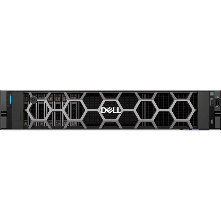 Dell PowerEdge R760xs NAS-Server, Rack-Montage 2U, Xeon Silver 2 GHz, 64 GB RAM, 2 x 480 GB SSD, Schwarz, mit 3 Jahre ProSupport