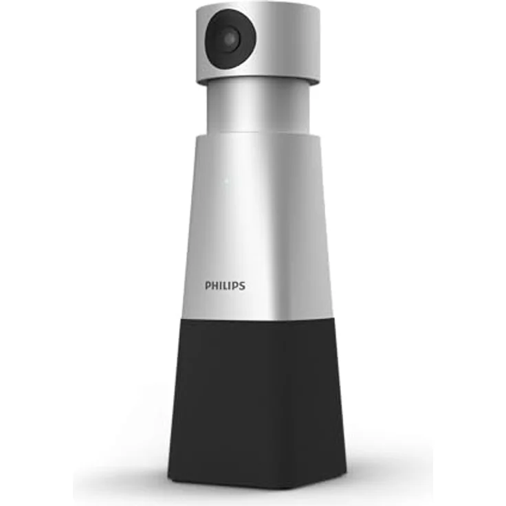 Philips SmartMeeting Konferenzkamera, 4K HD Webcam mit 360°-Aufnahmen, silber – Bild 2