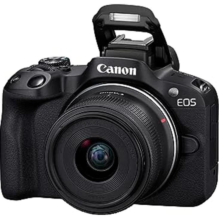 Canon EOS R50 Systemkamera + RF-S 18-45 is STM Objektiv + RF-S 55-210mm F5-7.1 is STM - Spiegellose Kamera (Digitalkamera mit Autofokus und Motiverkennung für Augen Tiere Fahrzeuge, 4k Videokamera) – Bild 3