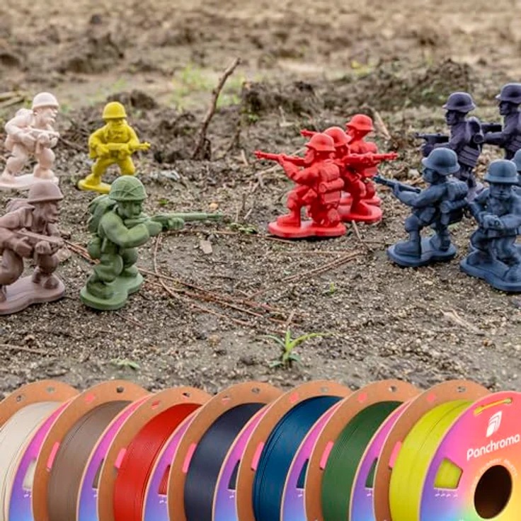 Polymaker Panchroma Matte PLA-Filament, mattes Armee-Braun, 1,75 mm, 1 kg, für FDM-3D-Drucker, verhedderungsfrei und feuchtigkeitsgeschützt – Bild 4