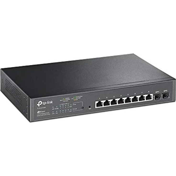 TP-Link TL-SG2210MP 8 Port Gigabit Smart PoE Switch mit 2 SFP-Slots, 8 PoE+ Ports mit einer Gesamtleistung von bis zu150 W, Omada-SDN integriert – Bild 2