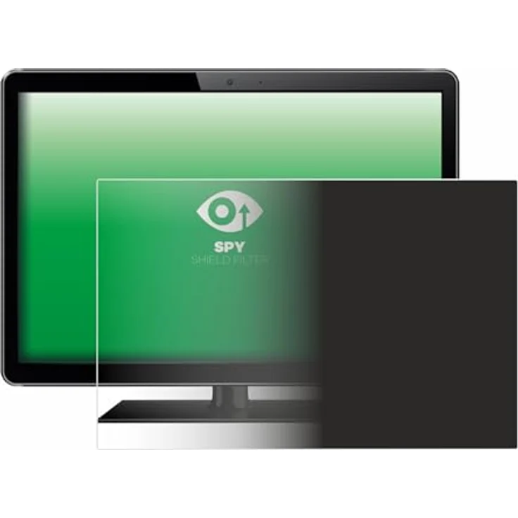 upscreen Blickschutzfilter für Displays 15.6" (39.6 cm) [345x194 mm, 16:9], beidseitig verwendbar mit antibakterieller Oberfläche und Blaulichtfilter – Bild 2