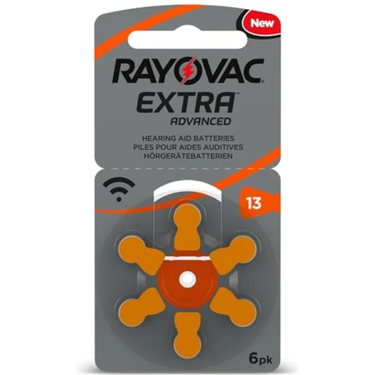 6x RAYOVAC Extra Advanced mit Active Core Technology 13 - die neuste Generation an Hörgerätebatterien – Bild 2