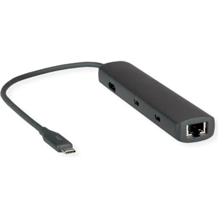 ROLINE Dockingstation USB Typ C, 8K30 HDMI, USB 3.2 Gen 2 (Typ-A+C), PD, 2.5GbE LAN
