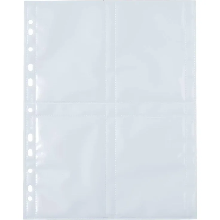 Herma Fotoalbum Fotophan Hülle x 250 (23 x 31 cm) - Weiß, Polypropylen, 250 Stück, für 8 Abzüge 3,5x5" (9x13 cm)