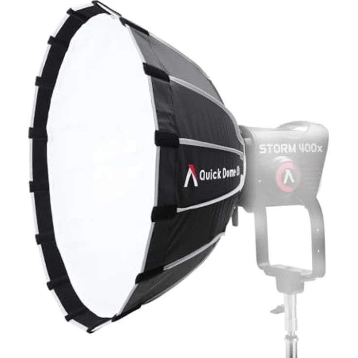 Aputure Quick Dome 60, Runde Softbox mit Bowens-Halterung, 40° Lichtsteuerungsgitter und Tragetasche – Bild 2