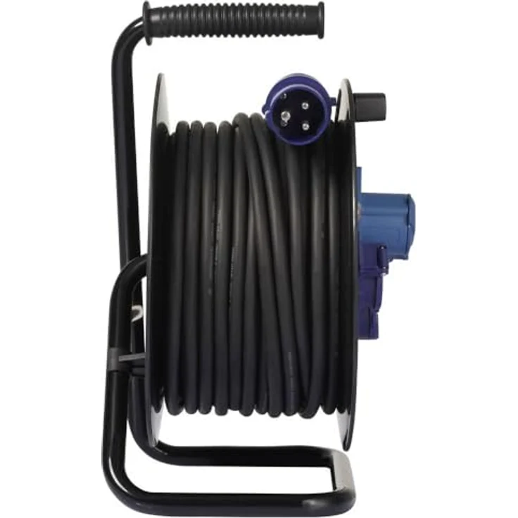 Sygonix SY-6618488 Kabeltrommel 30 m Schwarz CEE-Stecker 16 A 3polig – Bild 4