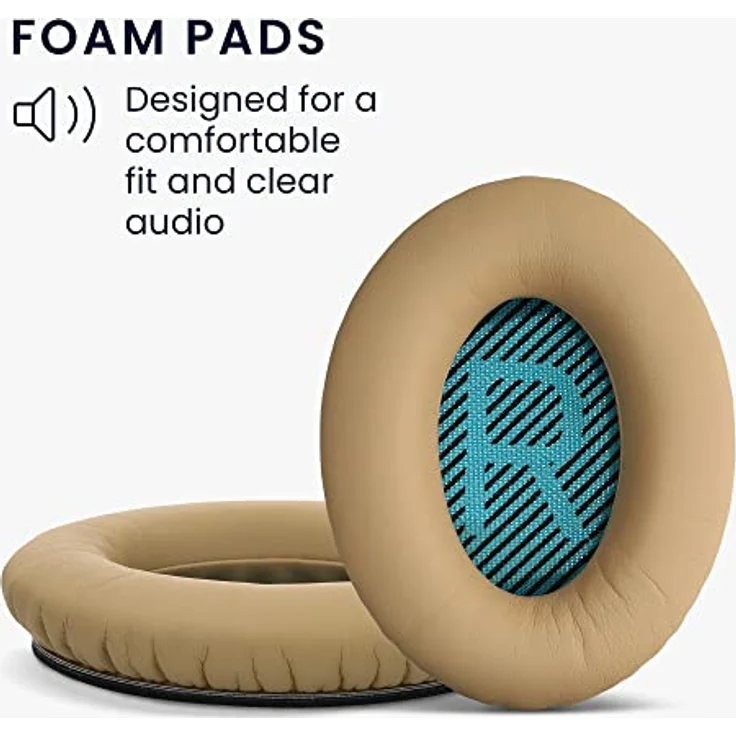 kwmobile 2X Ohrpolster kompatibel mit Bose Soundlink Around-Ear Wireless II - Kunstleder Polster für Over Ear Headphones – Bild 3