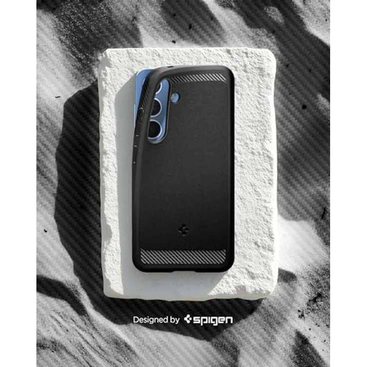 Spigen Rugged Armor MagFit Hülle für Samsung Galaxy S25, Kompatibel mit MagSafe, Schwarz – Bild 5