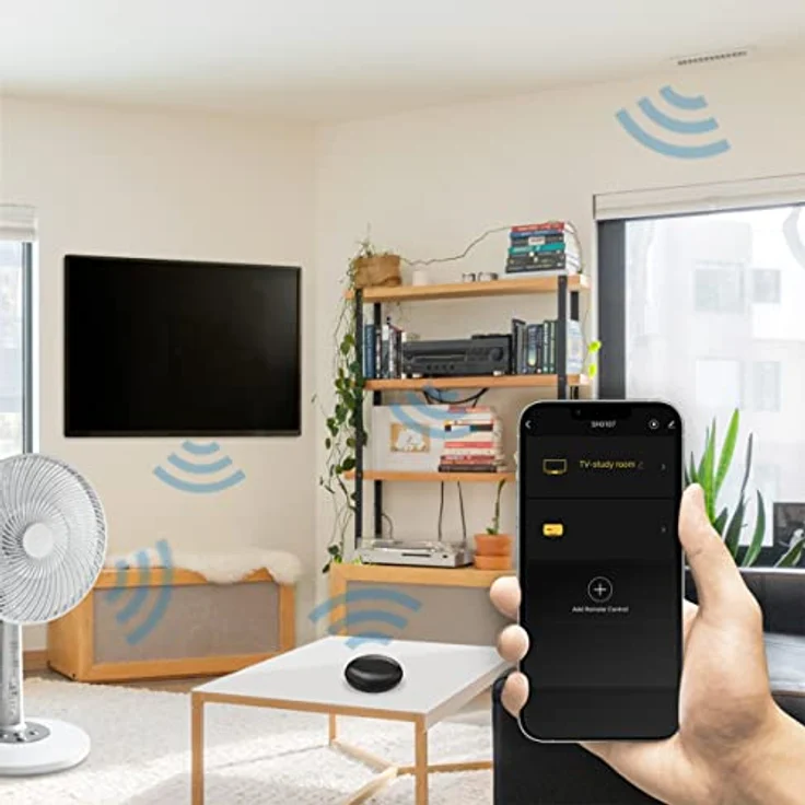LogiLink - Fernbedienung - smart - kabellos - Wi-Fi - Schwarz (SH0107) – Bild 2