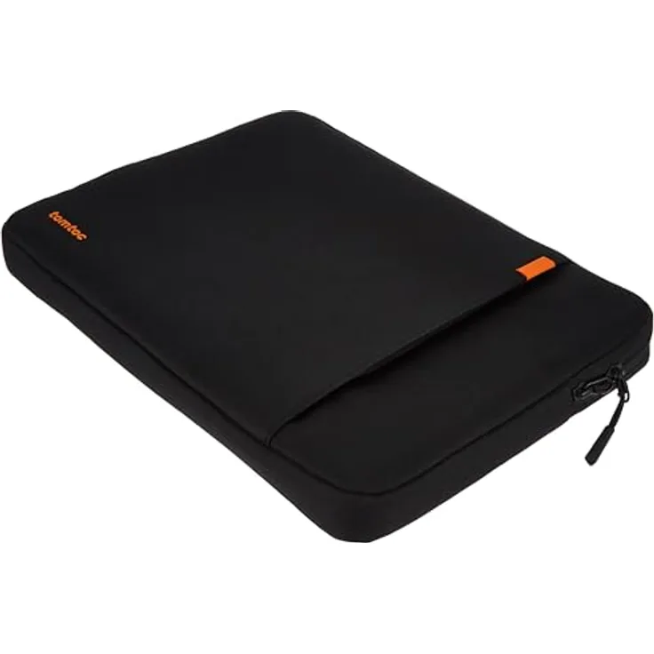 tomtoc Defender-A13, Notebooktasche für 14 Zoll MacBook Pro, Militärstandard-Schutz, aus recycelten Materialien, Schwarz