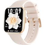 MP myPhone Smartwatch Watch Pastel Gold/Tea Rose mit Bluetooth-Anrufen, 230-mAh-Akku, 1,75-Zoll-Amoled-Bildschirm, IP67, mehreren Sportmodi