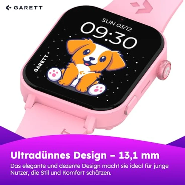 Garett Kinder Smartwatch Garett Kids Rel 4G, rosa, mit 4G Unterstützung und kinderfreundlichen Funktionen – Bild 7