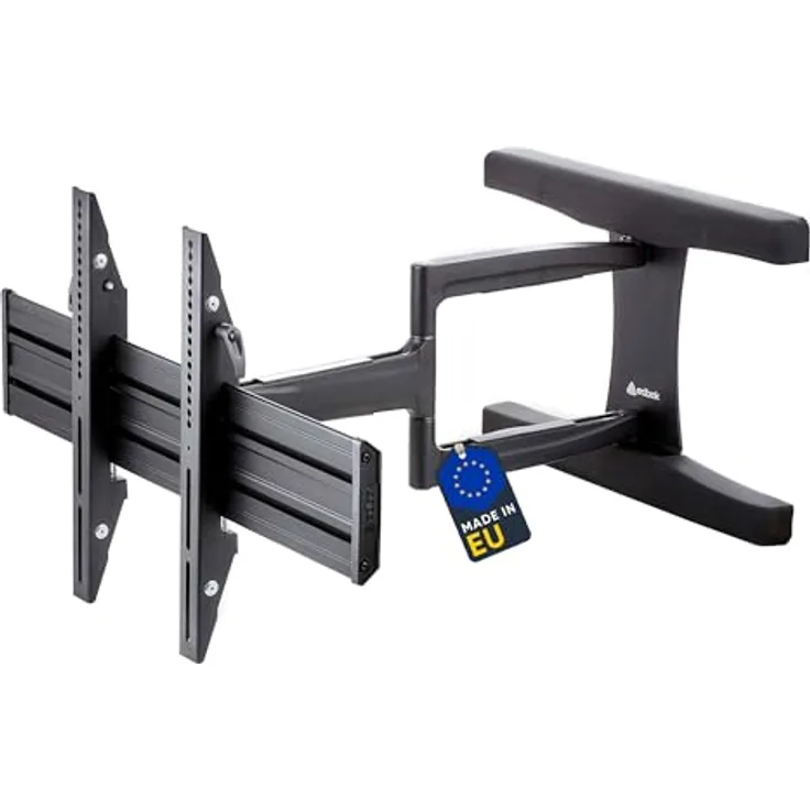 EDBAK Wandhalterung Fernseher Schwenkbar, Neigbar, für 49-65 Zoll, max. VESA 600x400 mm, bis 36 kg, Universal TV Halterung, Fernsehhalterung
