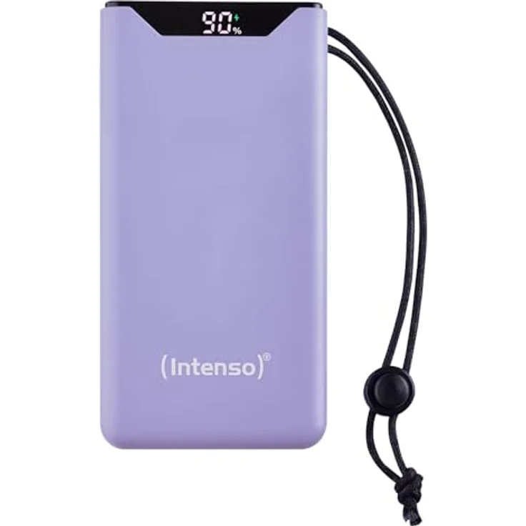 Intenso Powerbank F10000, externer Akku mit PD (20W) & QC (18W), USB-C und USB-A Anschluss, 10000mAh, Lila – Bild 3