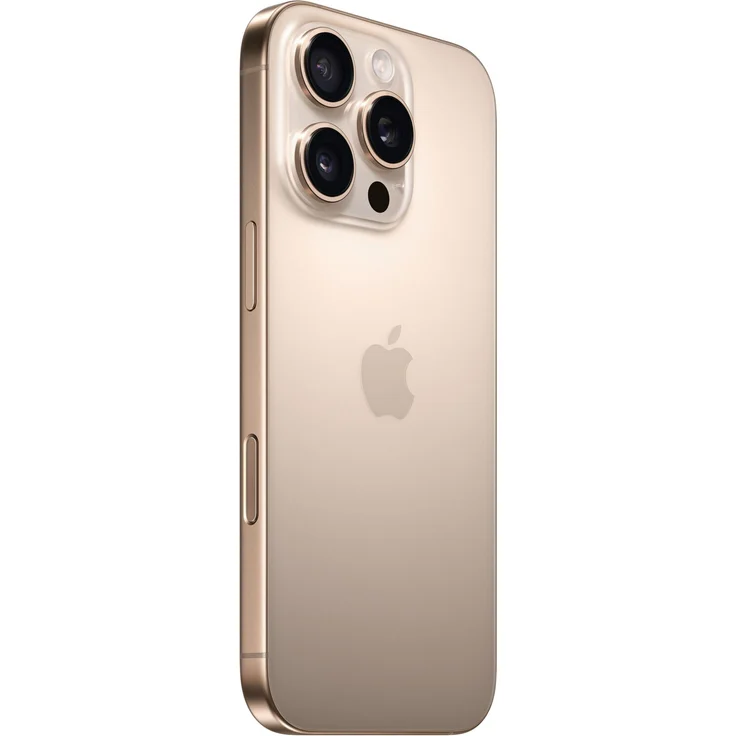 Apple iPhone 16 Pro 5G Smartphone (6,3 Zoll) OLED-Display, 128 GB interner Speicher, iOS 18, Titan Wüstensand – Bild 2