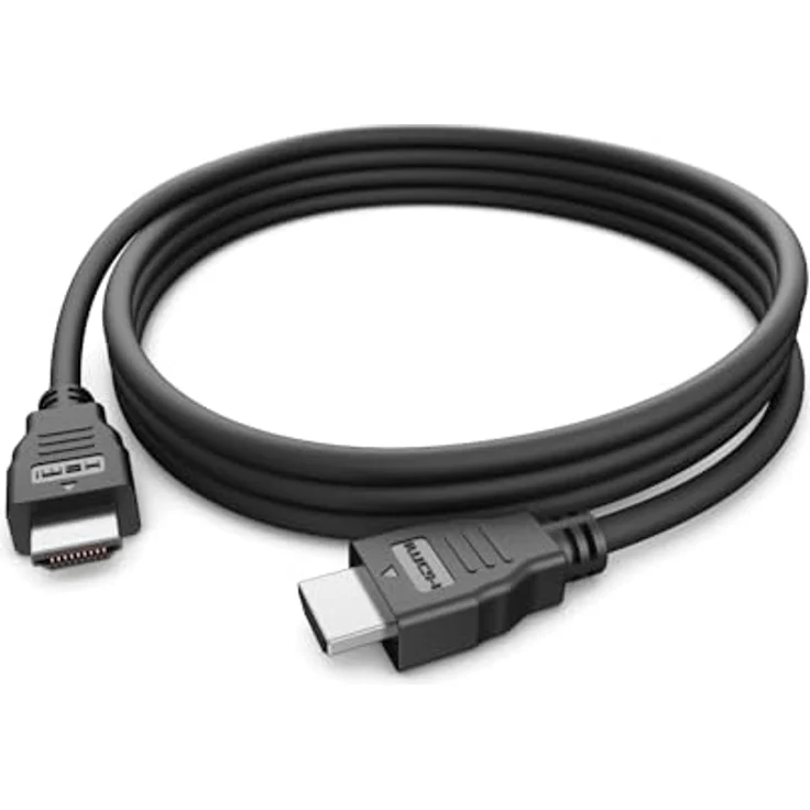Dell HDMI 2.0 Kabel CB325H, 1,83 m Schwarz, unterstützt 4K & 5K bei 60 Hz, Plug & Play, HDMI-Ethernet-Kanal, Hochgeschwindigkeits-Audio-/Videoübertragung – Bild 1