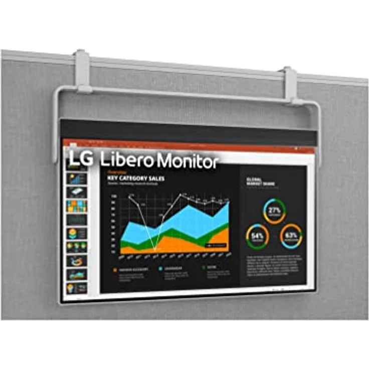 LG Electronics 27-Zoll-QHD-Monitor „Libero'' mit Abnehmbarer Full-HD-Webcam, Silber – Bild 4