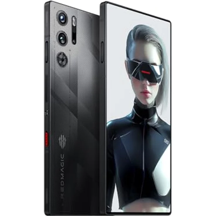 REDMAGIC 9S Pro 120Hz Gaming Handy, 5G Android Smartphone, 12GB RAM+256GB ROM, Snapdragon 8 Gen 3, 6.8" AMOLED Full Bildschirm, FHD+ Gaming Telefon, 50MP Kamera, 80W Ladegerät, Dual-SIM Schwarz – Bild 4