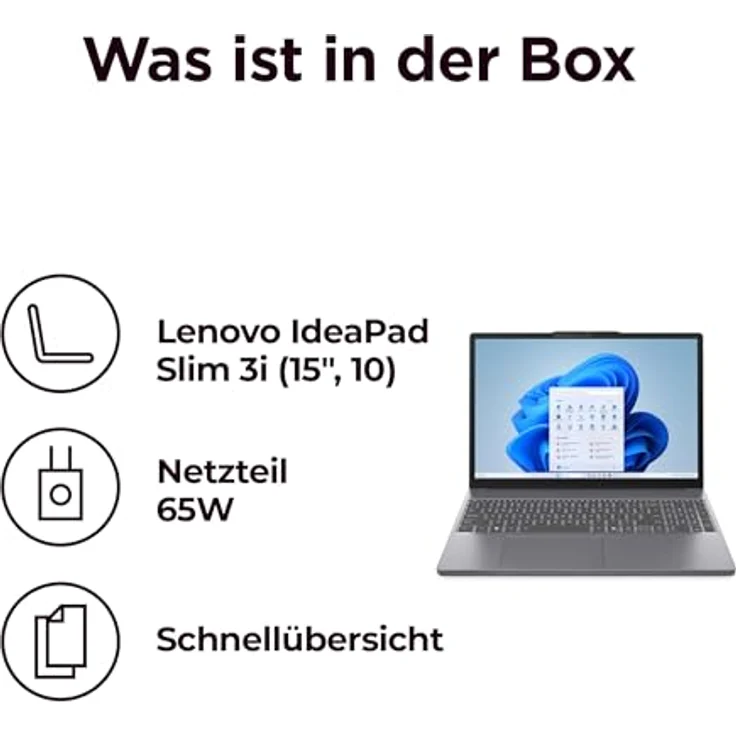 Lenovo IdeaPad Slim 3, 15.30" Notebook mit Intel Core i5-13420H, 16 GB RAM, 512 GB SSD, grau – Bild 8
