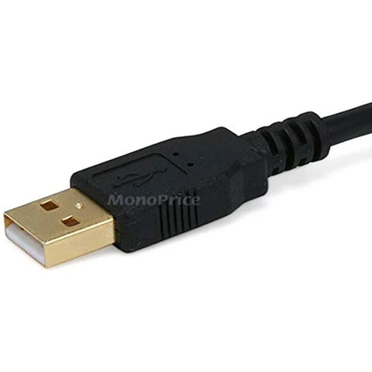 Monoprice 105438 6 ft USB 2.0 A männlich auf B männlich 28/24AWG Kabel, vergoldet, – Bild 3