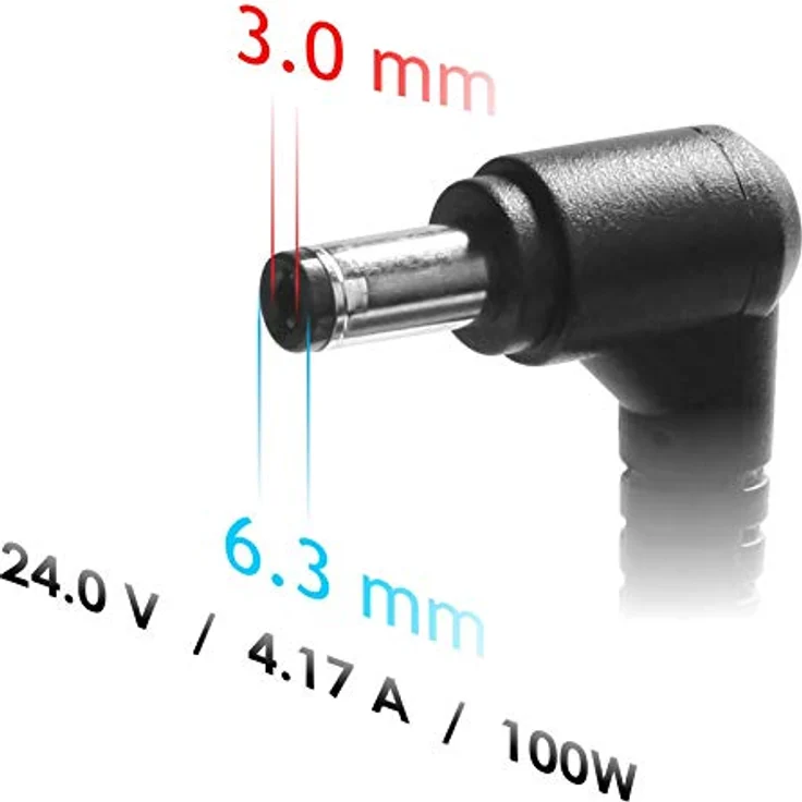 Akyga Power Adapter für Zebra Printer AK-ND-73 24V / 4.17A 100W 6.3 x 3.0 mm 1.2m GK420T GK420D GX430T GT800 – Bild 3