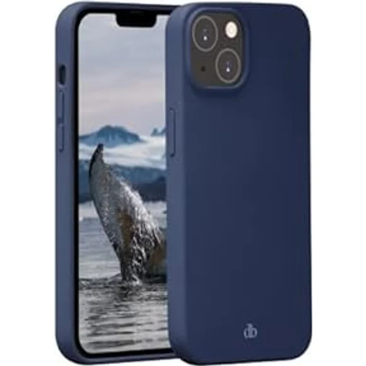 Dbramante1928 Costa Rica Schutzhülle für iPhone 14 Pro Max – Stoßfeste weiche Silikonhülle aus recyceltem und recycelbarem Kunststoff, für Apple iPhone 14 Pro Max – Blau – Bild 1