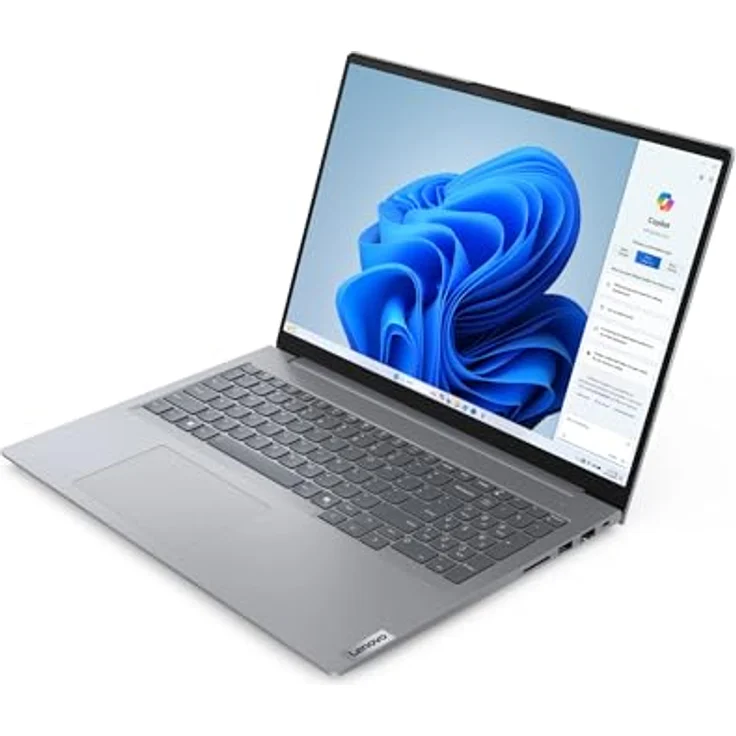 Lenovo THINKBOOK 16 G7, Notebook mit AMD Ryzen 7 7735HS, 32 GB RAM, 1 TB SSD, 16" WUXGA Bildschirm, Silber – Bild 4