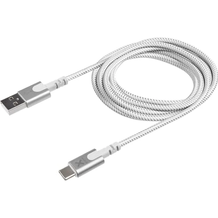 Xtorm Original USB-auf-USB-C-Kabel, 3-Meter-Schnellladekabel mit 480 Mbps Datenübertragung, weiß – Bild 3