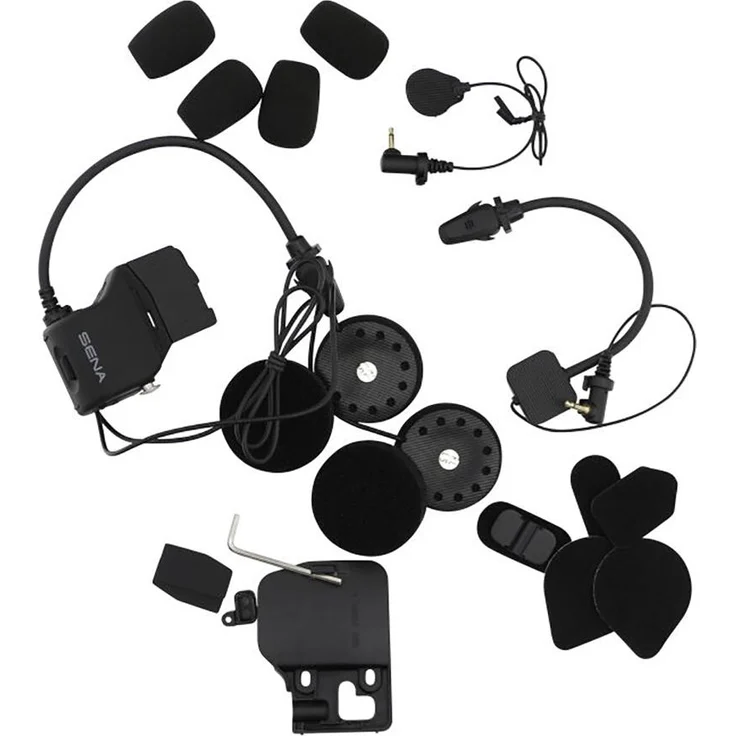Sena 20S/20S Evo/30K Helmklemmkit, Kopfhörer und Mikrofon mit HD-Lautsprechern, schwarz