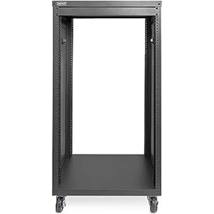 DIGITUS Universal 19-Zoll Equipment Rack - 21HE - unmontiert - Audio-Video-Zubehör - Audio-Rack - Traglast 136 kg - mit Rollen - schwarz - Preisvergleich – Bild 1