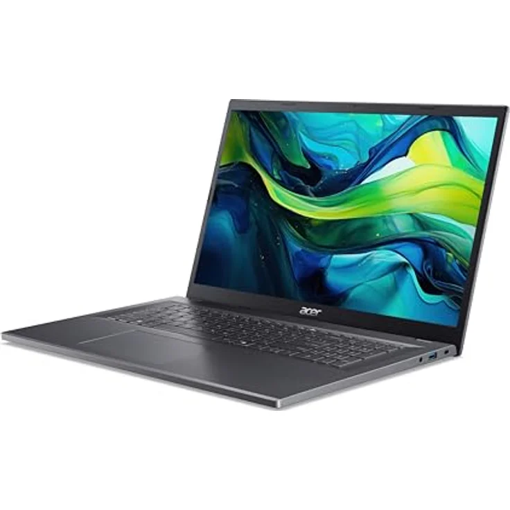 acer Aspire 17 (A17-51M-503B) Laptop | 17" FHD IPS Display, Intel Core i5-1334U, 16 GB RAM, 512 GB SSD, Intel Iris Xe Graphics, Windows 11, QWERTZ Tastatur, grau – Bild 4