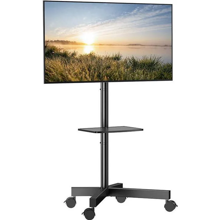 Perlesmith PSTVMC06, TV Wandhalterung für 23-60 Zoll Fernseher, neigbar, maximale Tragfähigkeit 39,9 kg