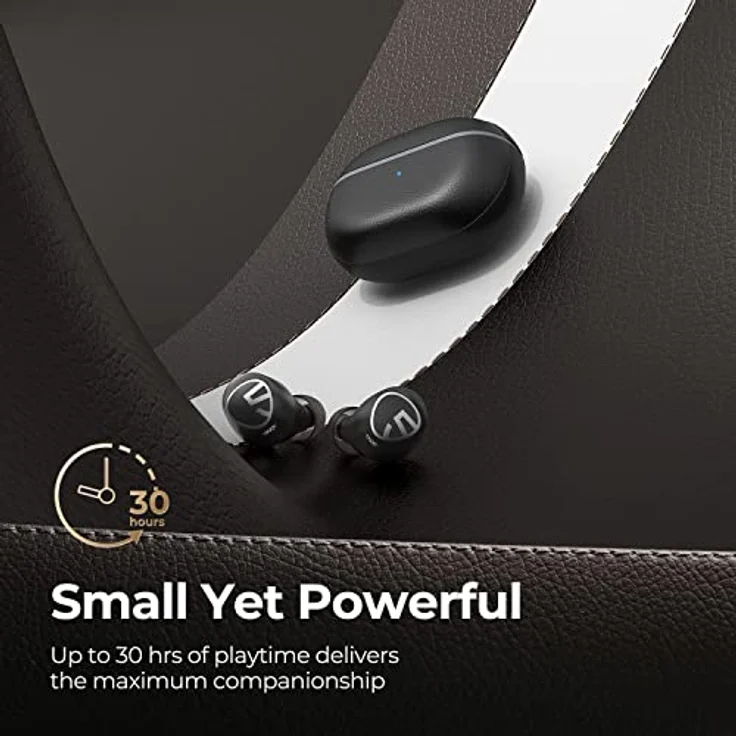 SoundPEATS Free2 Classic Dockside Bluetooth 5.1 Wireless Kopfhörer Schwarz - Kristallklarer Klang, lange Akkulaufzeit – Bild 5