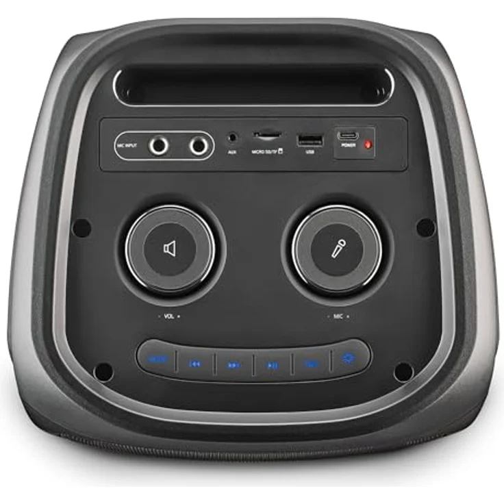 NGS Wild Temper Bluetooth-Lautsprecher, 200 W RMS, staub- und wasserdicht, Schwarz, unterstützt MicroSD bis 128 GB – Bild 4