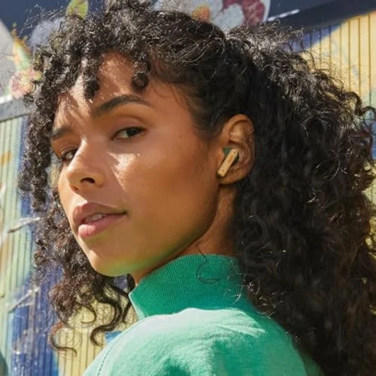 House of Marley Little Bird TWS Green, Nachhaltige drahtlose In-Ear-Kopfhörer mit 30 Stunden Akkulaufzeit und Touch-Bedienung – Bild 2